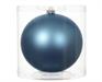 PALINA DI NATALE AZZURRO OPACO 15 CM