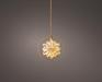 STELLA CON MICRO LED BIANCO CALDO DA INTERNO LUCE FISSA 26 CM