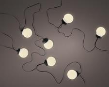 LUCI DI NATALE A SFERA 20 LED BIANCO CALDO