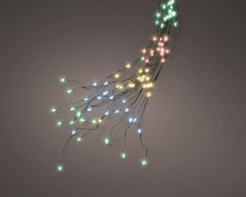 RAMO DI LUCI 210 CM 672 MICRO LED MULTICOLOR