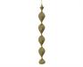 PENDENTE IN PLASTICA ORO H.23X2,8X2,3 CM