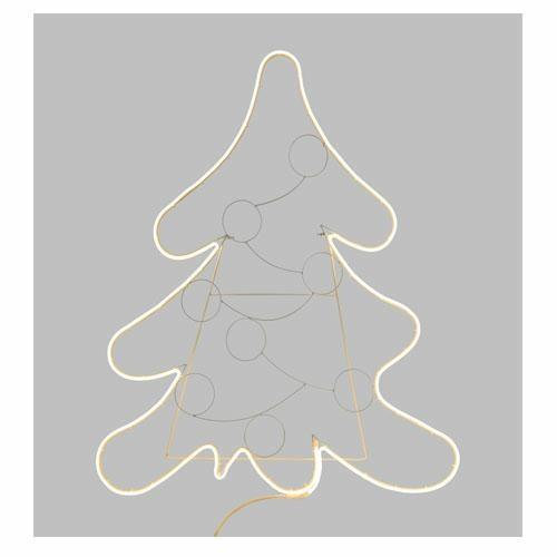 ALBERO NATALE SMD NEON BIFACCIALE 600 LED CLASSIC LUCE FISSA