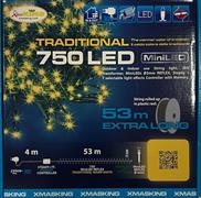 LUCI DI NATALE 750 MINILED BIANCO CALDO