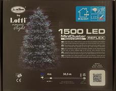 LUCI DI NATALE CLUSTER 1500 LED BIANCO