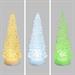 ALBERO NATALE GHIACCIO ACRILICO GLITTER LED ICE 3 COLORI