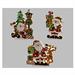 BABBO NATALE GLITTER MIX 3 ALBERO-PACCHI-RENNA 10 LED CLASSIC